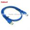 Blue color USB 3.0 AM-AM Cable with High Quality