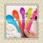 Custom food grade multi size high quality plastic ice cream spoons for wholesale 