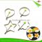 ZY-F140 4pcs high quality stainless steel fried egg molds egg ring set stainless steel egg mold with pp ball handle