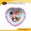 Unbreakable New Design Solid Color Melamine Heart Shape Bowl