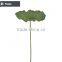 Artificial PU green lotus leaf for floral arrangement and garden decoration