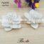 Decorative handmade small artifical white flowers for sandal