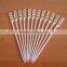 ZHUPING Factory Direct Disposable Bamboo Flat Kebab Skewers