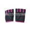 Embroidery Weight Lifting Gloves Gym / Silicon Printing Weight Lifting Gloves