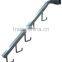 Metal Waterfall Powder Coating Wall System Post 5 Hooks Faceout Slatwall Bracket