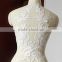 Wholesale High-grade work lace flowers Wedding Dress Neck Collar Applique Embroidery Lace White Applique