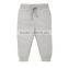 Fashion cheap high quality plain grey child pants wholesale