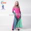 Zakiyyah 033 Spliced Dubai New Long Sleeve Evening Abaya Stone Work Sharjah Maxi Lycra Fancy Colored Muslim Dress For Women