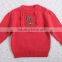 Korean style bowknot decorated pullover sweater girl cotton knitting clothing