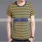 Zm40289b Korean Style Simple Design Comfortable Men's Summer Casual Stripe Shirt