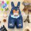 OEM Manufacturer Baby Denim Short Pants Kids Strap Jeans Pants