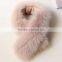 Myfur Elegant Ladies Fur Collar Luxury Fox Body Fur Scarf Baby Pink Cute Collar