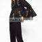 Runwaylover EY2375B 2017 Fashion Women Flare Sleeve Chiffon Embroidery Blouse
