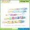 Top quality polyester material leash, rubber band plastic/metal nipple pacifier clips