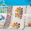 Custom Kids Colorful Print Soft Baby Blanket