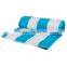 100% cotton banded satin towel striped beach towel