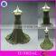 LN142 New Fashion Lace Off The Shoulder Long Train Olive Green Real Sample Mermaid Evening Dress