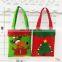 wholesale portable felt christmas gift bag for christmas decoration