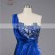 Wholesale ZZ-P004 Straight One Shoulder Split Skirt Handmade Ruching Plus Size Dress