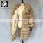 2017 New Latest Design Woman Warm Coat High Grade Fox Fur Coat Parka