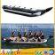 Black Inflatable water boat for flyfish