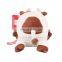 Milka lying pink cow plush pillow toys/free stuffed cow toy pattern for baby