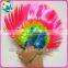 factory price football fan wig/hair colorful sports football fans party wig