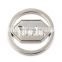 High quality zinc alloy material custom shopping trolley coin keyring