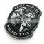 Fashion military garment patch custom 3D rubber pvc patch raised rubber custom patch