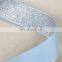 Shiny silver narrow weebing for shoes