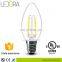 Chandelier 8w e27 12 volt led bulbs, good quality filament dimmable led bulb