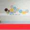 custom logo printed OEM corporate art acoustic panels wooden acoustical diffuser panel