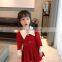 Girls dress autumn 2020 new baby foreign princess dress children small fragrance knitted dress