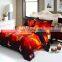 3D Fire Butterfly Bedding Set Reactive Printing 100% Polyester Duvet Cover Set