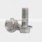 DIN6921 Stainless Steel M6 Hex Head Flanged Bolt and Nut M12