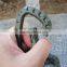 5PCS Plastic Carabiner D-Ring Key Chain Clip Hook Outdoor Camping Buckle Snap