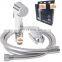 High quality Hot Sale  Chrome Bidet sprayer toilet jet spray shattaf hand held bidet spray with shut off