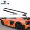 2016 - 2018 R8 Carbon Fibre Side Skirts Extension для Audi R8 V10 Gen 2