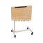 Good Quality Cheap Hospital Mobile Overbed Wooden ABS Folding Dinning Table