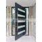 Security residential exterior steel entrance pivot solid wood front entry door