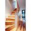 Red outdoor stair riser, outdoor stair, granite stairs design