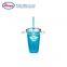 Hot Sale Drinkware Clear Plastic Cup with Lid
