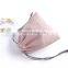 PandaSew 10x8cm Eco-Friendly Custom Logo Microfiber Fabric Jewelry Pouch Packaging Drawstring Bag