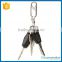 Black siver promotional key mini carabiner keychain,key hook carabiner