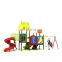 Plastic slides outdoor amusement park used equipment commercial playground for sale