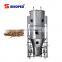 China manufacturer Industrial food gas heating continuous Vertical  Fluid Bed Dryer