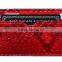 Hot Sale Luxury Hot Sale Red Blue Color Water Snake Skin Leather Credit Card Holder