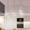 American Glass Pendant Lamps Decoration Indoor Lighting Ceiling Pendant Light For Kids Room Plate Gold Chandelier Lamp