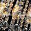 Modern LED Crystal Chandelier Luxury Iron Gold Living room restaurant Creative Tassel Pendant Lamp