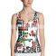 Custom design Sublimated Tank top stylish shirt Tank top for women